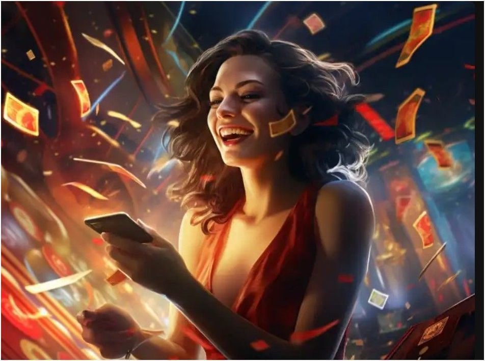 Pengguna memasang taruhan olahraga melalui perangkat mobile cantikbet
